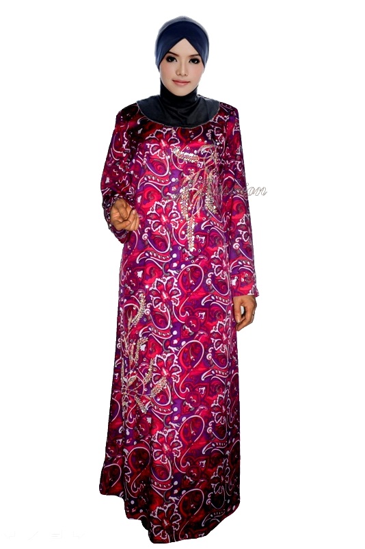 27. JJ Fashion Baju Jubah Manik Blended Silk 37.00