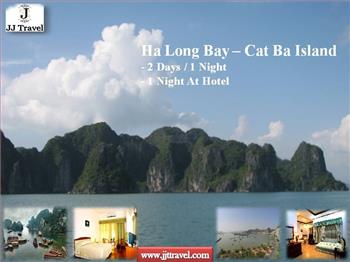 Ha Long Bay (2 days / 1 night) – overnight at hotel in Cat Ba Island